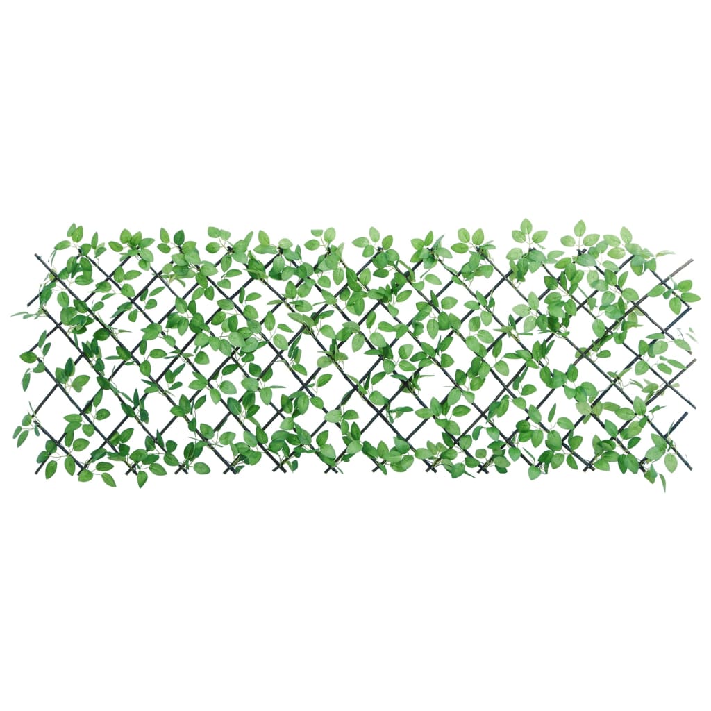 Treliça de hera artificial extensível 180x65 cm verde