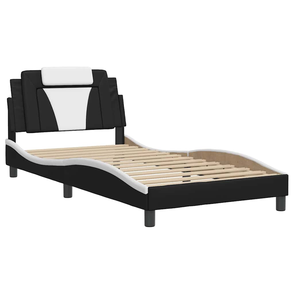 Estrutura de cama viana sem colchão 100x200 cm couro artificial