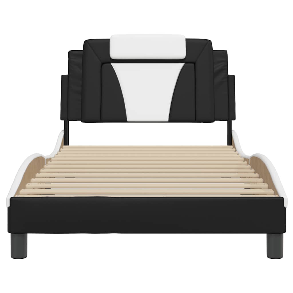Estrutura de cama viana sem colchão 100x200 cm couro artificial