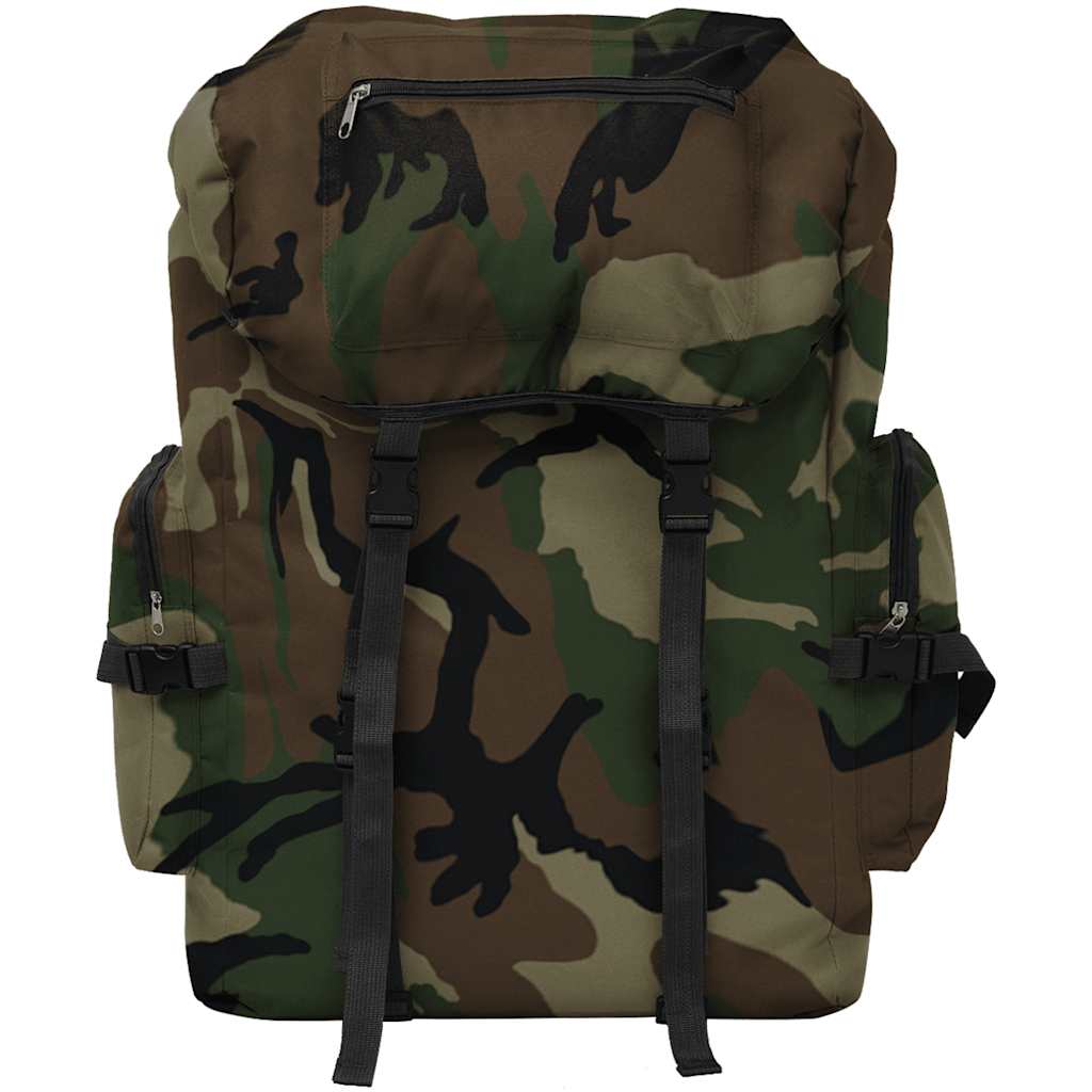 Mochila estilo camuflagem do exército 65 l