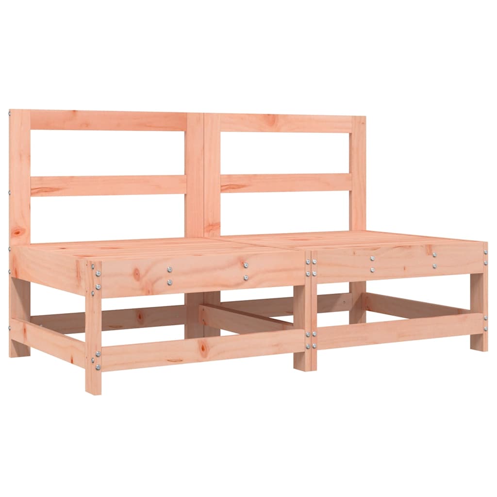6 Pcs conjunto lounge de jardim madeira de douglas maciça