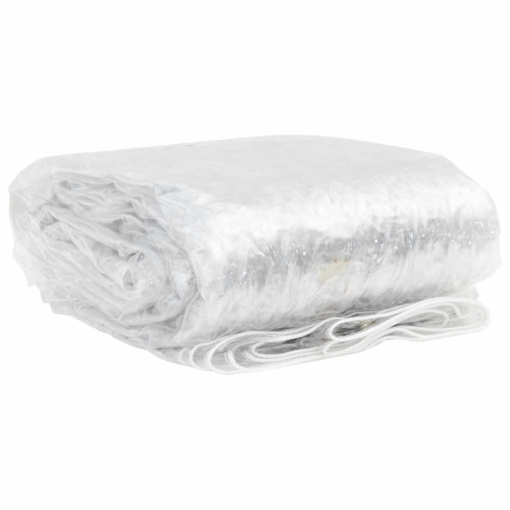 Encerado transparente com ilhós 1x4 m PVC