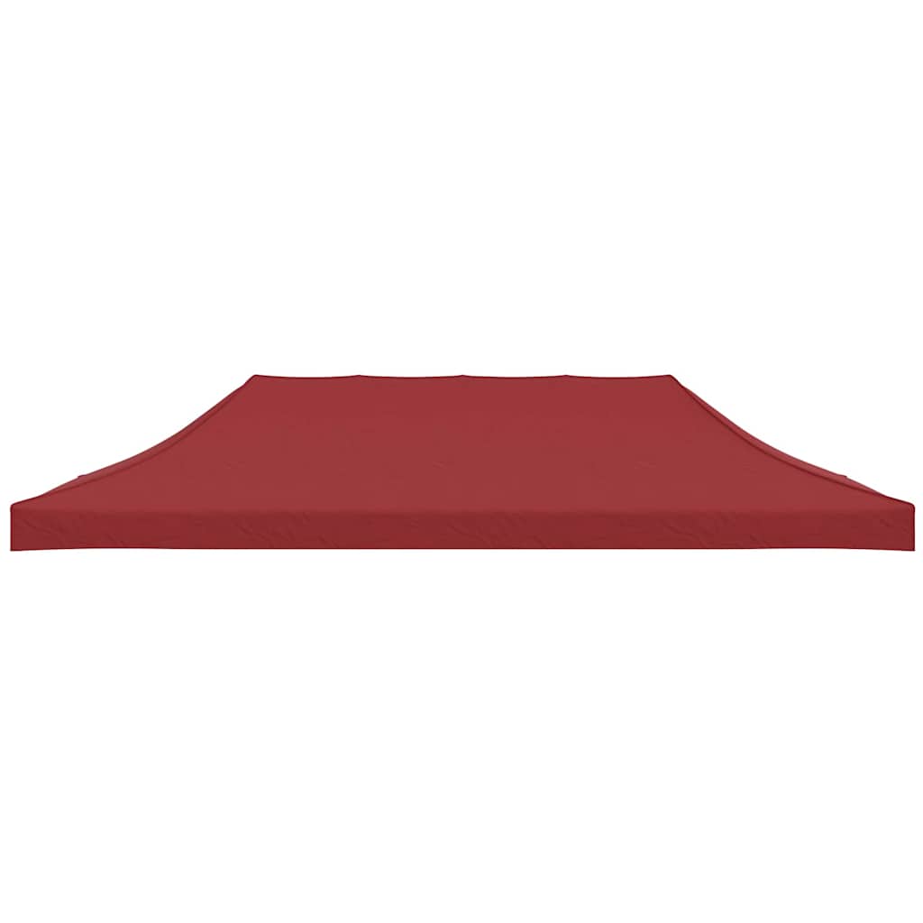 Teto para tenda de festas 6x3 m 270 g/m² bordô