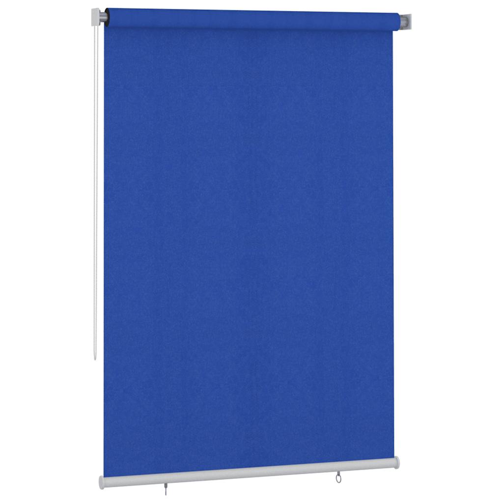 Estore de rolo para exterior 165 (l) x 230 (a) cm azul HDPE