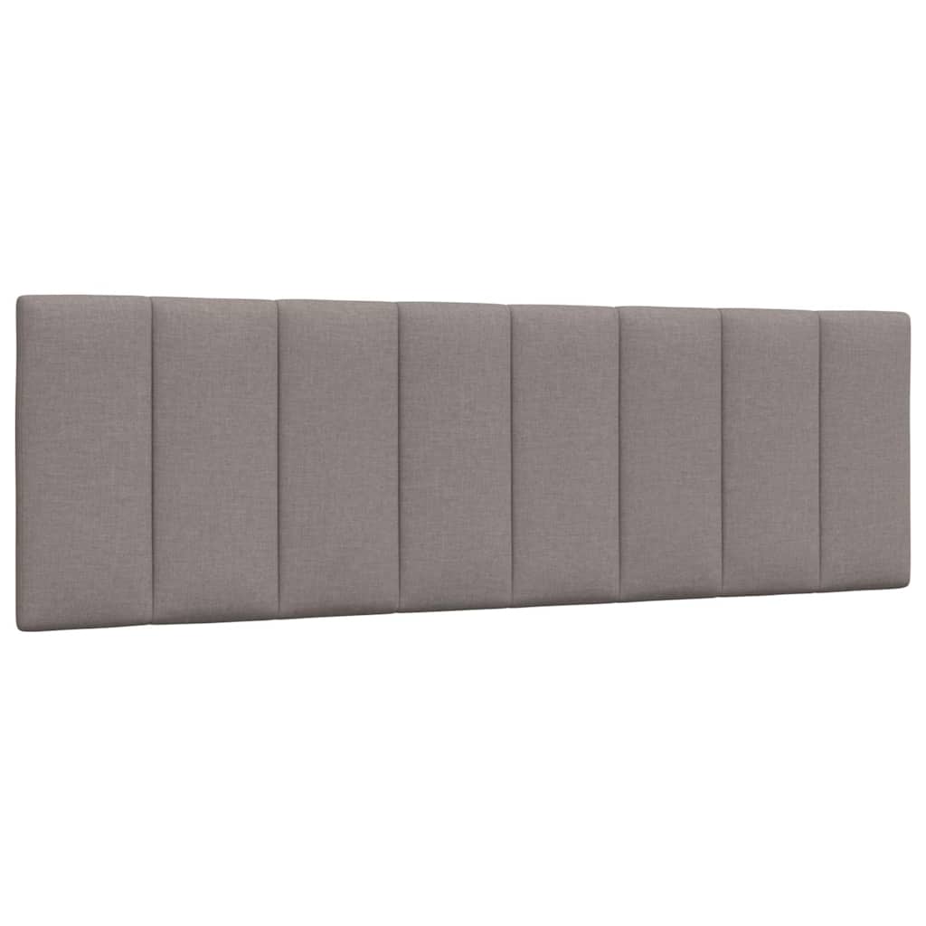 Almofadão de cabeceira hanko 160 cm tecido cinzento-acastanhado