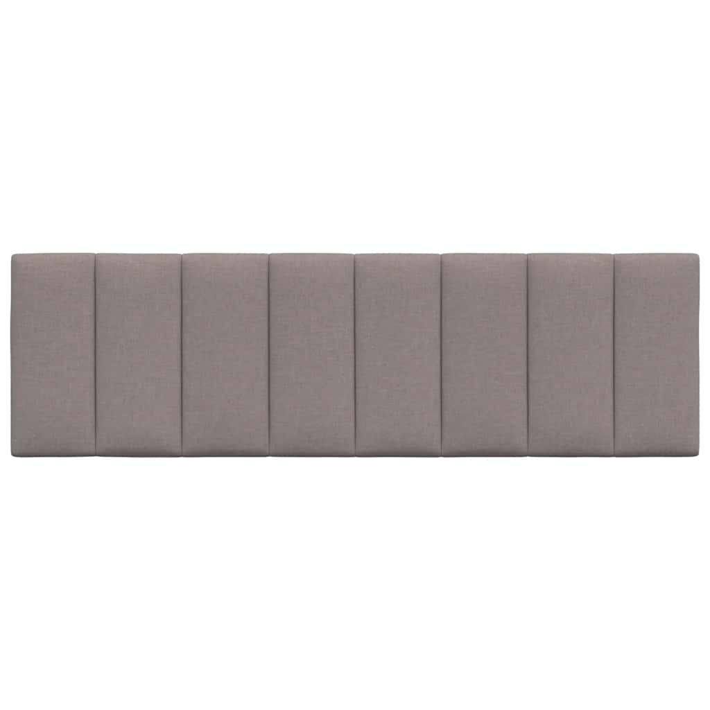 Almofadão de cabeceira hanko 160 cm tecido cinzento-acastanhado