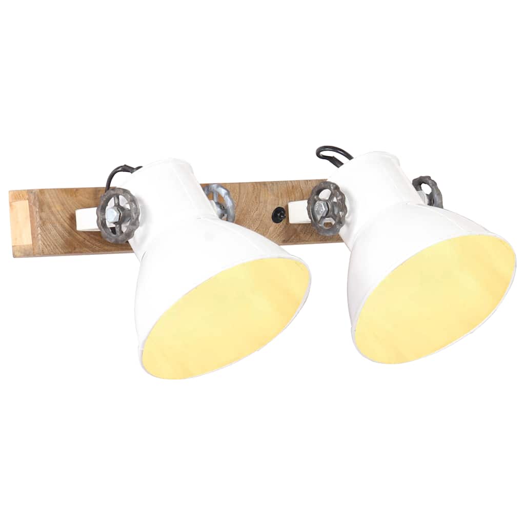 Candeeiro de parede industrial 45x25 cm e27 branco