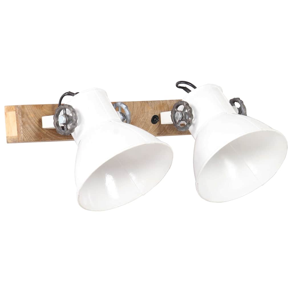 Candeeiro de parede industrial 45x25 cm e27 branco