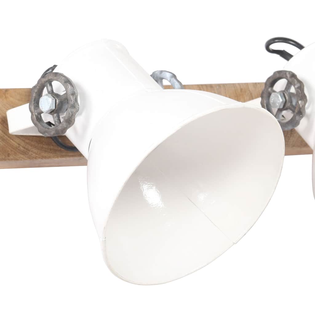 Candeeiro de parede industrial 45x25 cm e27 branco