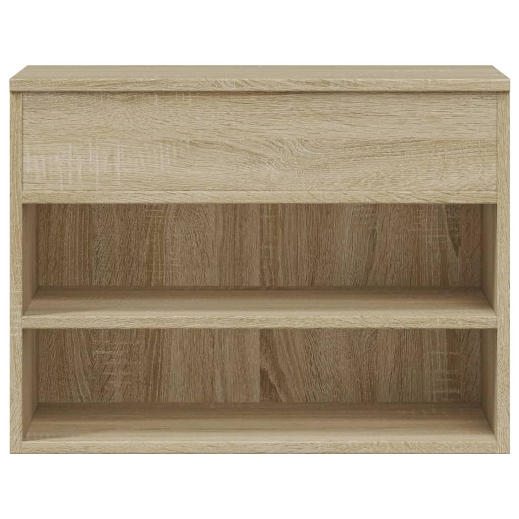 Banco sapateira 60x30x45 cm derivados madeira carvalho sonoma