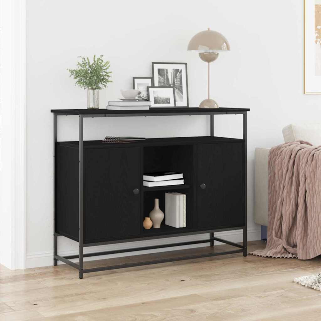 Buffet carvalho preto 100 x 35 x 80 cm derivados de madeira