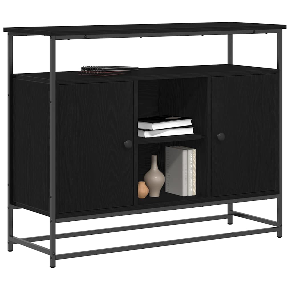 Buffet carvalho preto 100 x 35 x 80 cm derivados de madeira