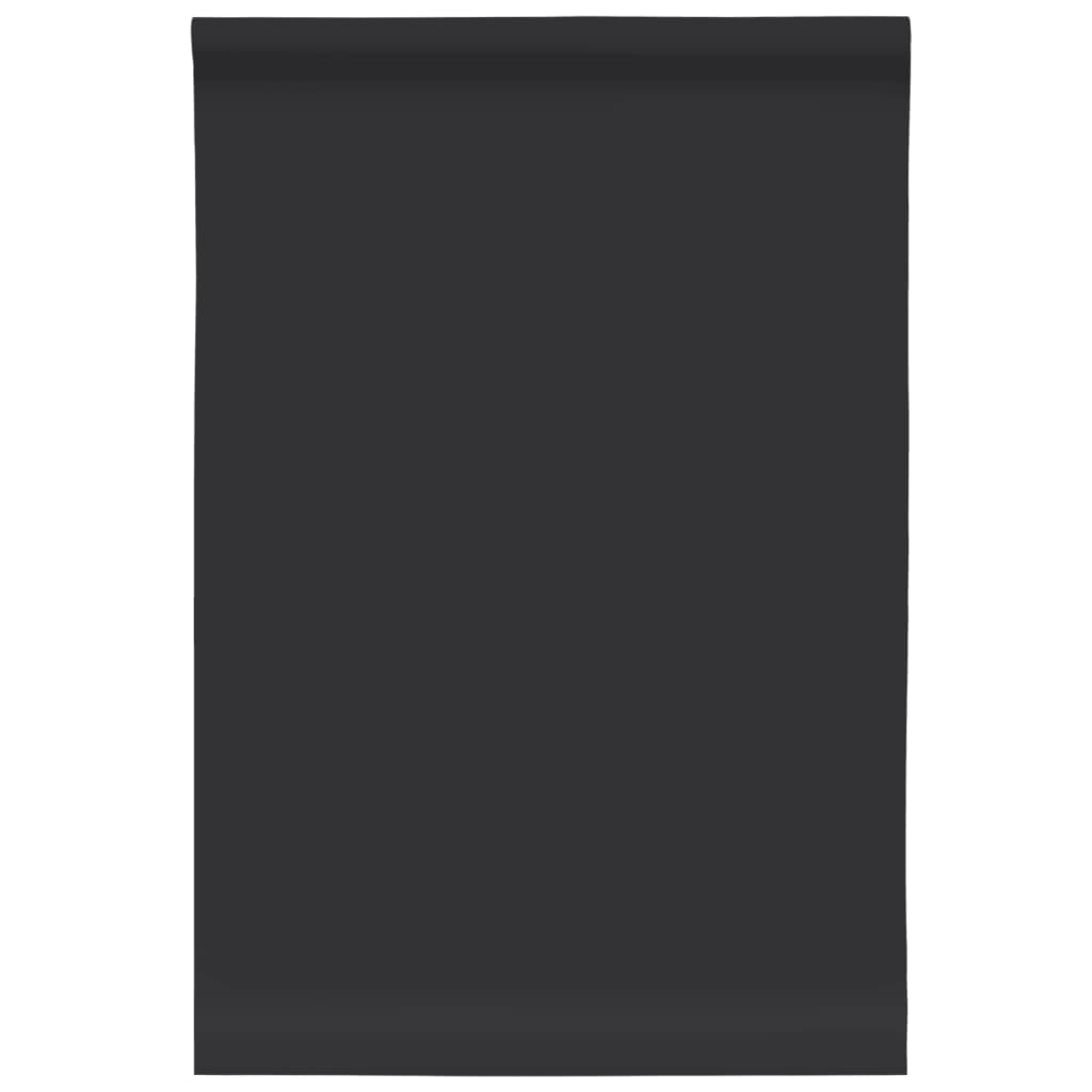 Adesivo para móveis autoadesivo preto fosco 90x500 cm PVC