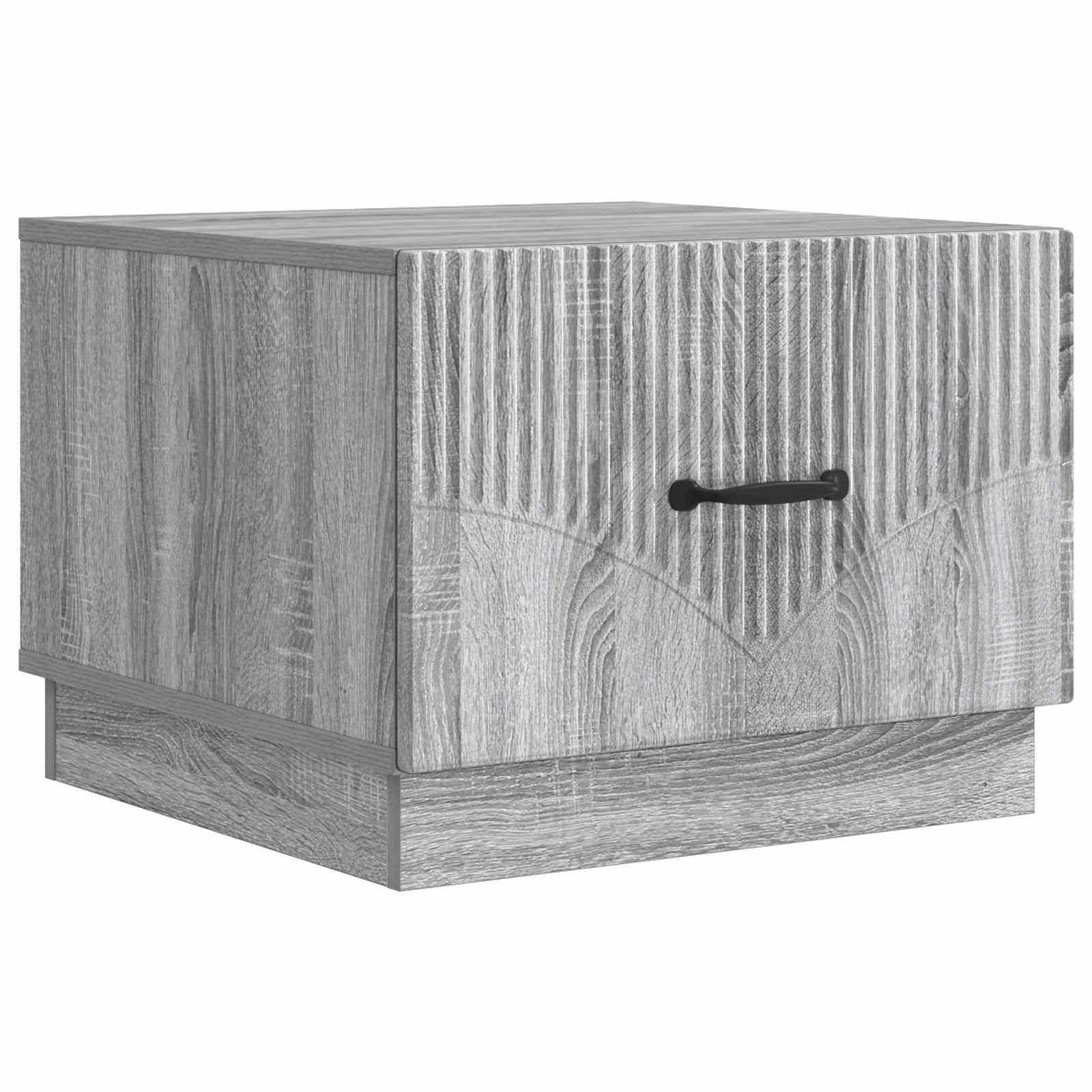 Mesa de centro com gaveta sonoma cinzento 49 x 50 x 37 cm