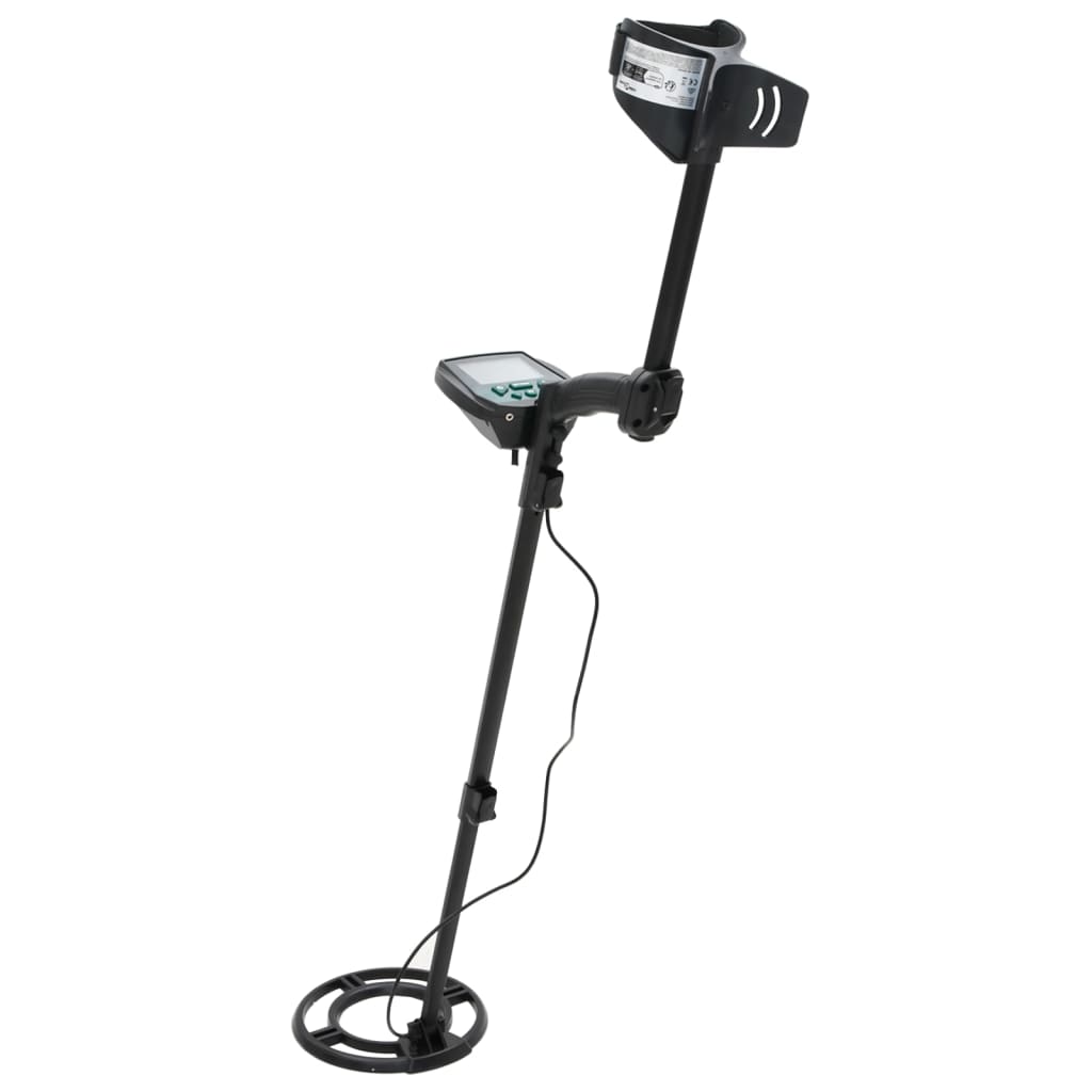 Detetor de metais ecrã lcd profundidade de pesquisa 24 cm