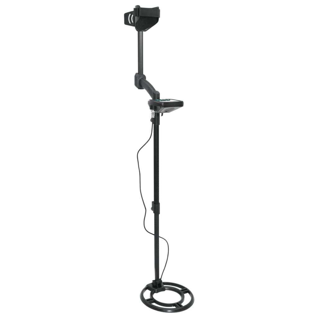 Detetor de metais ecrã lcd profundidade de pesquisa 24 cm