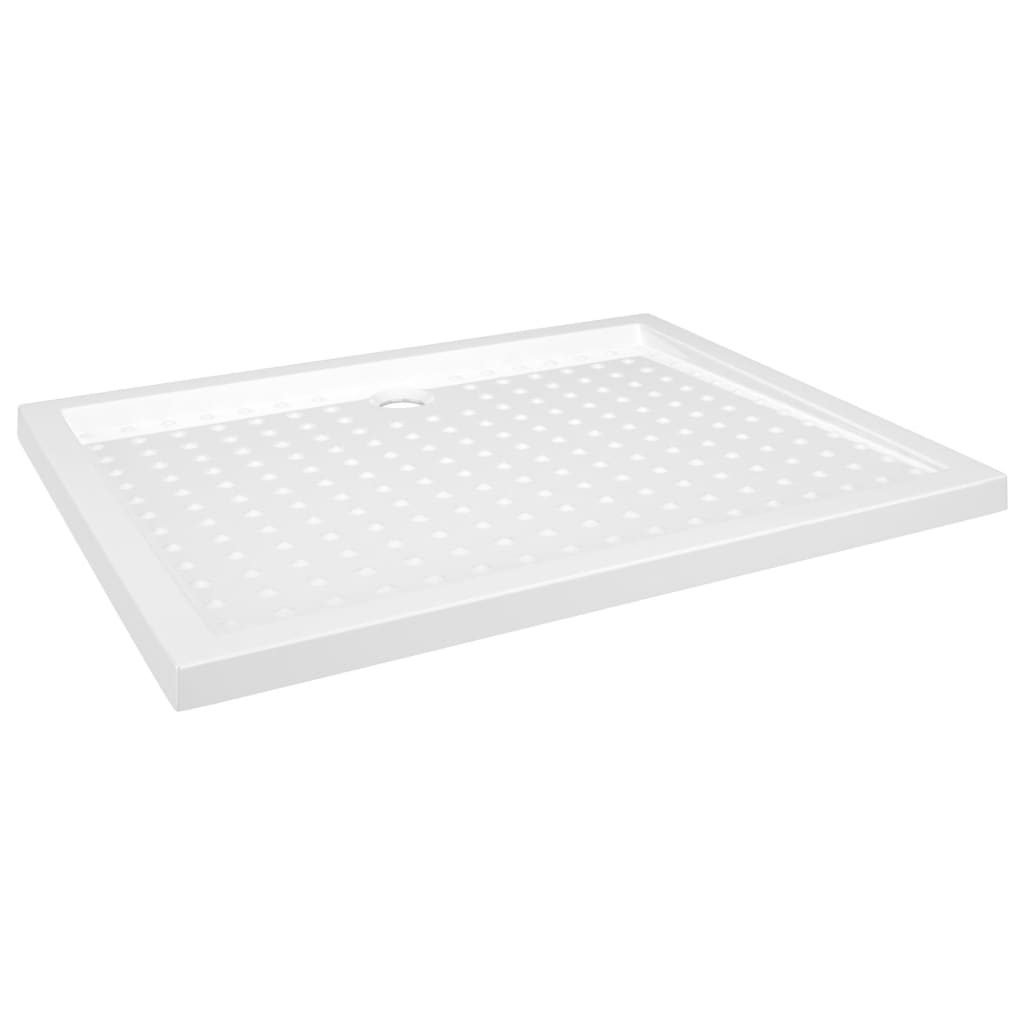 Base de chuveiro com pontos 80x100x4 cm ABS branco