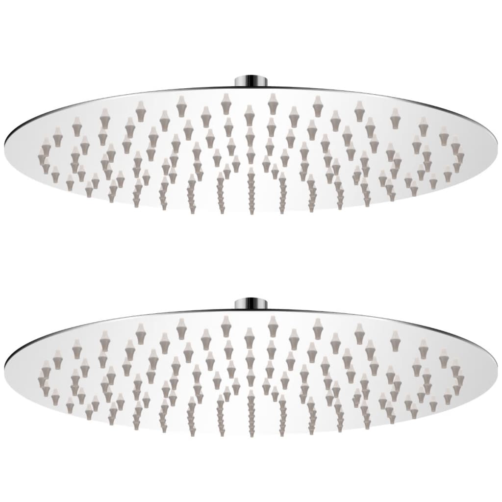 Cabeça de chuveiro 2 pcs aço inoxidável ø 30 cm