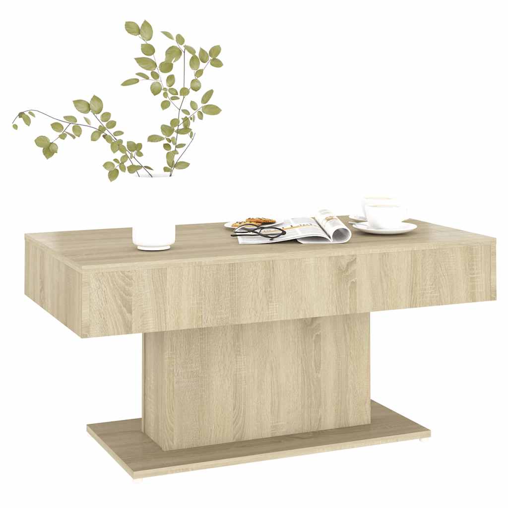 Mesa de centro 96x50x45 cm derivados de madeira carvalho sonoma