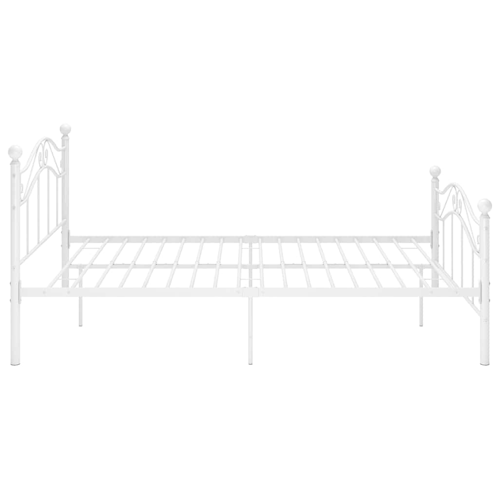 Estrutura de cama 120x200 cm metal branco