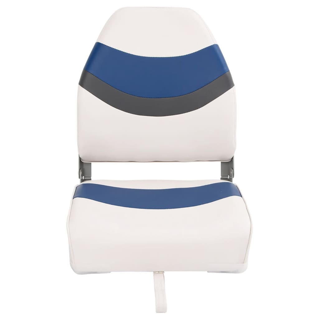 2 Pcs conjunto assento de barco dobrável com encosto alto