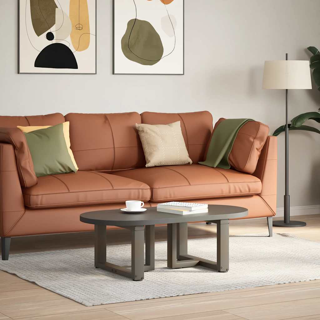 Pés para mesa de centro em forma de t, 2 peças, preto, 40x25x(30-31) cm, aço