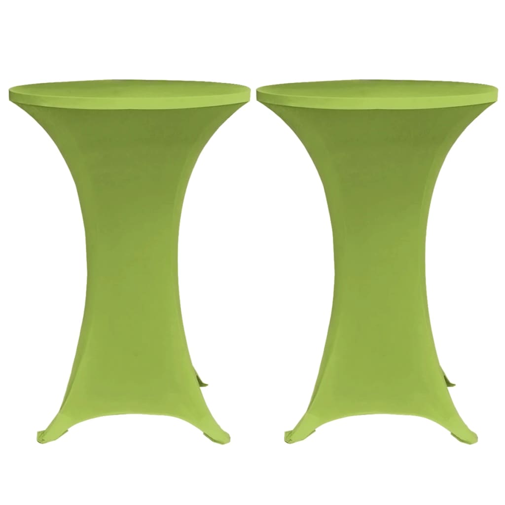 Capa extensível para mesa 4 pcs 80 cm verde