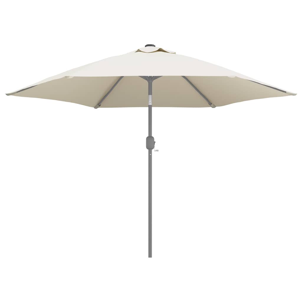Tecido de substituição p/ guarda-sol 500 cm areia branco 300 cm