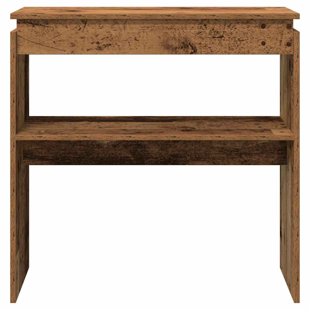 Mesa consola 80x30x80 cm derivados de madeira madeira velha