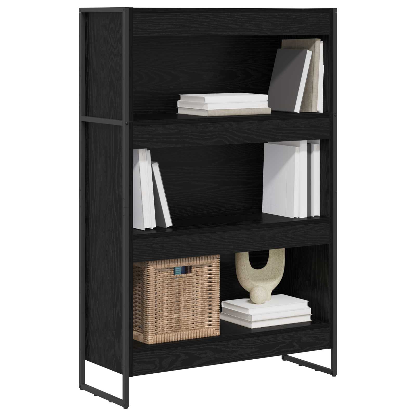 Gabinete de livros 80 x 30 x 121 cm derivados de madeira