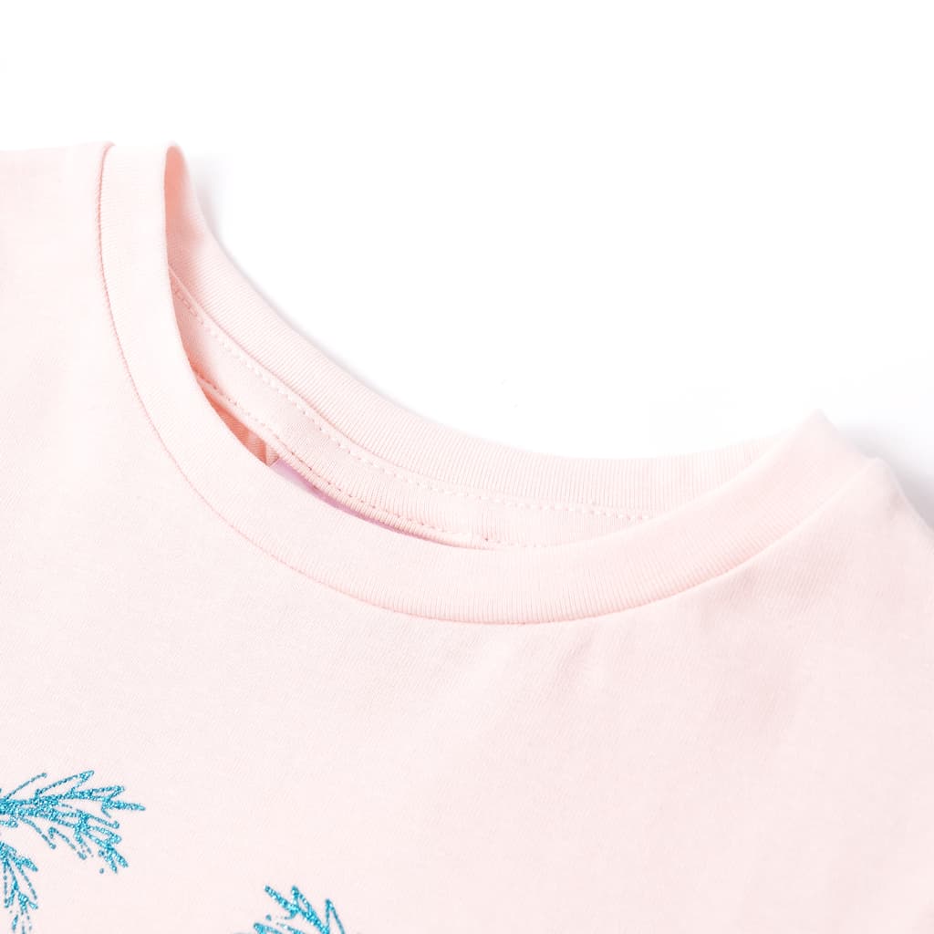 T-shirt para criança rosa-suave 92