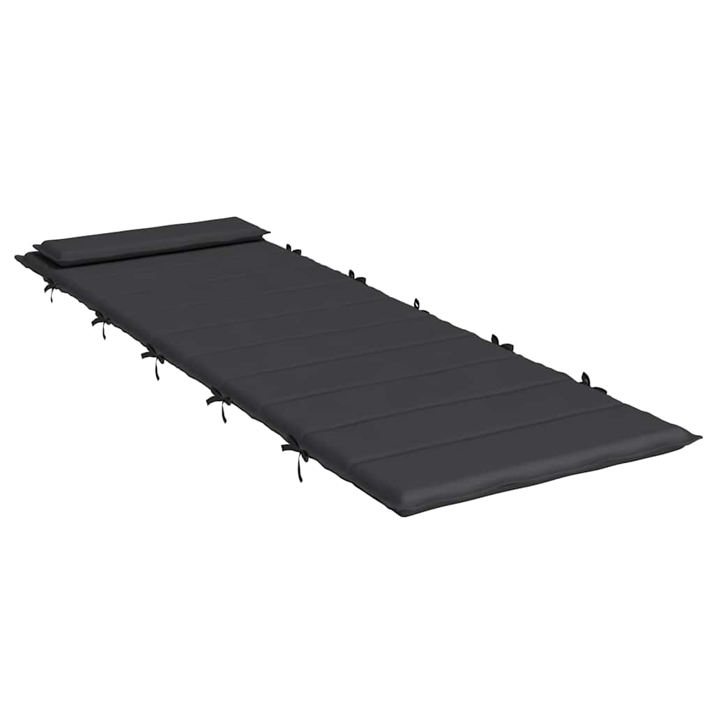 Almofadão p/ espreguiçadeira 180x60x4 cm tecido oxford preto