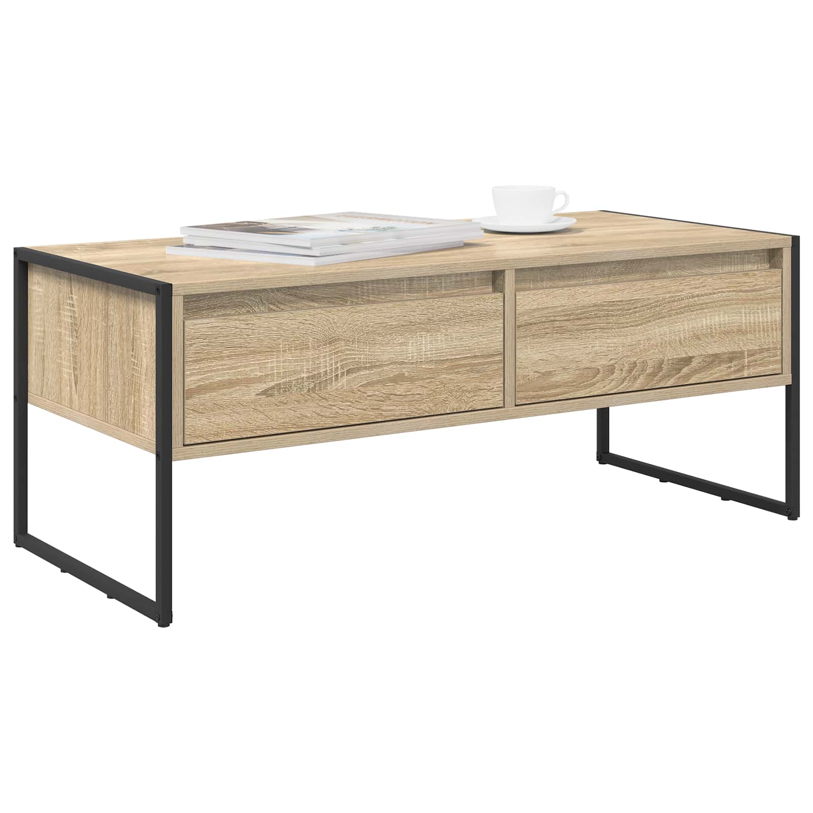 Mesa de centro sonoma 100 x 46 x 40 cm derivados de madeira