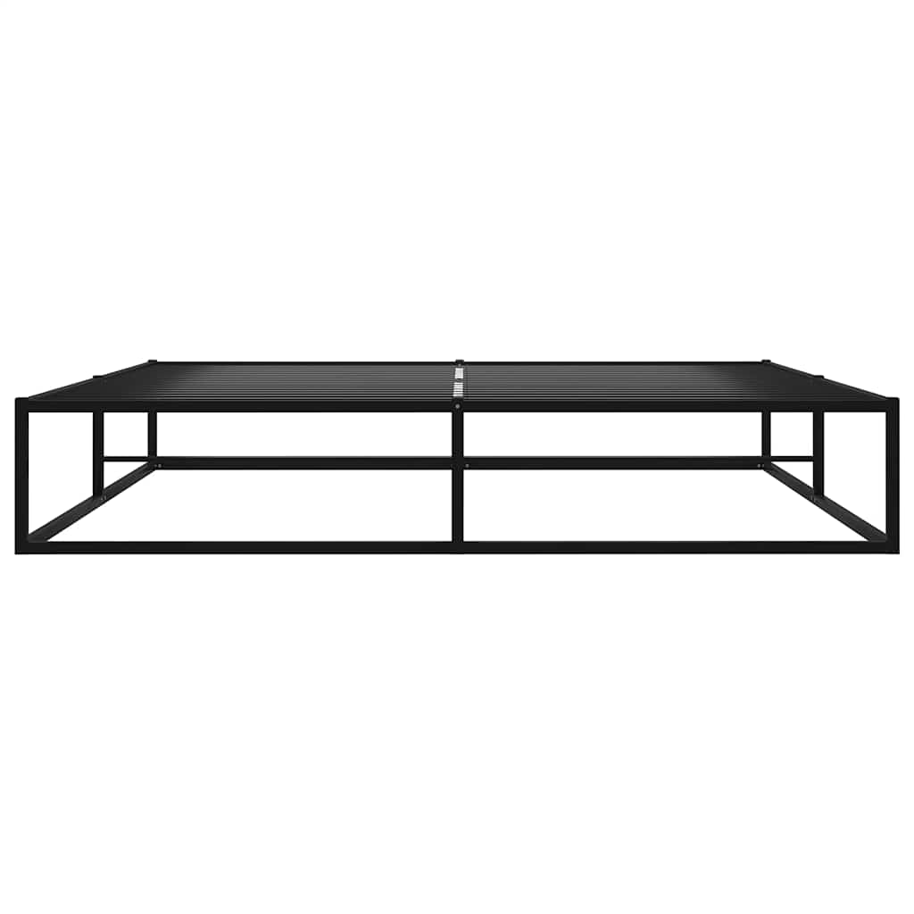 Estrutura de cama 200x200 cm metal preto