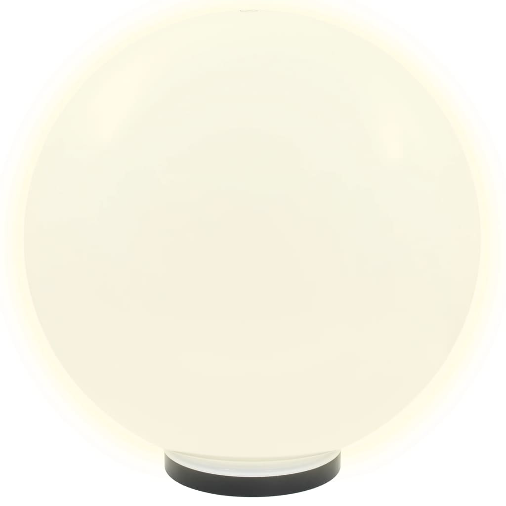 Candeeiros esféricos LED 2 pcs 50 cm pmma