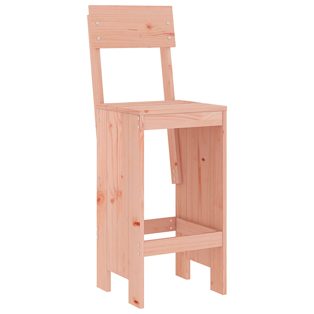 7 Pcs conjunto de bar para jardim madeira de douglas maciça