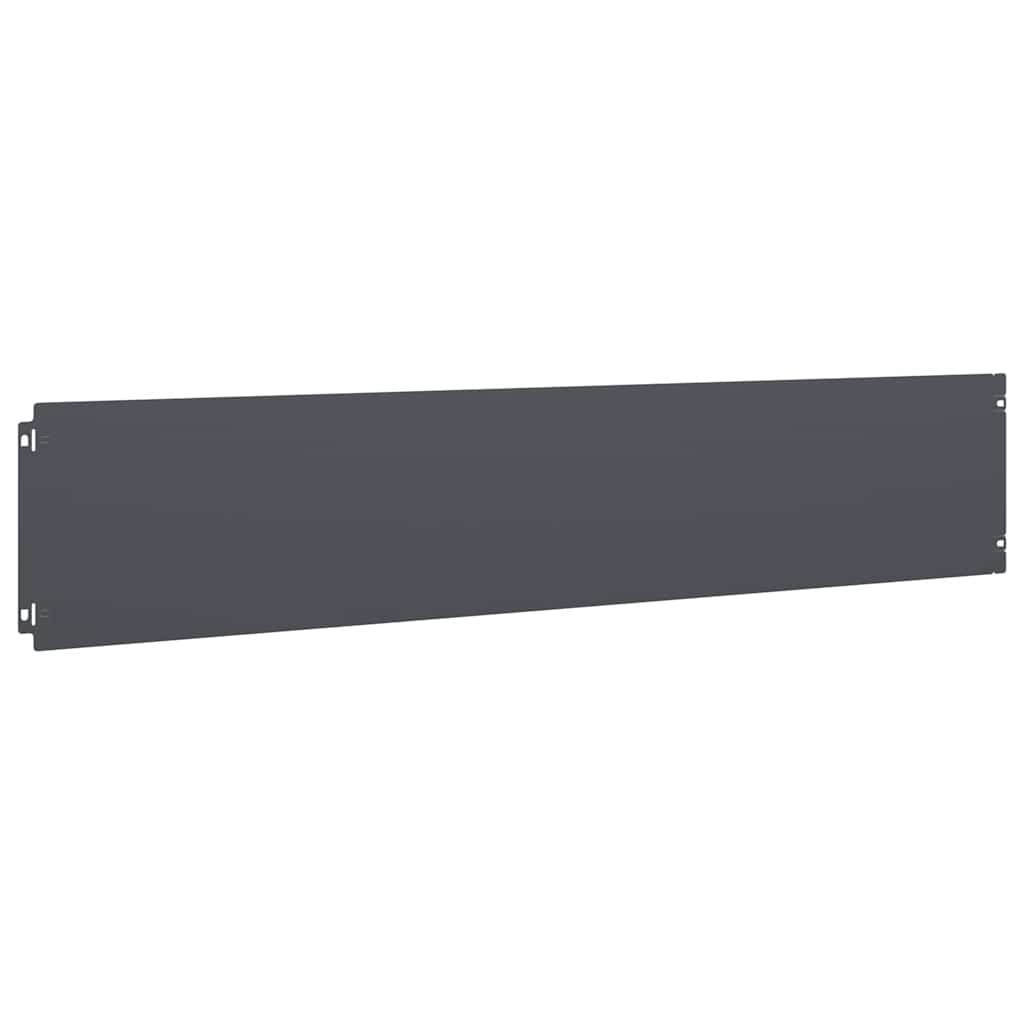 Orlas de relva 10 pcs antracite 20x103 cm aço laminado a frio
