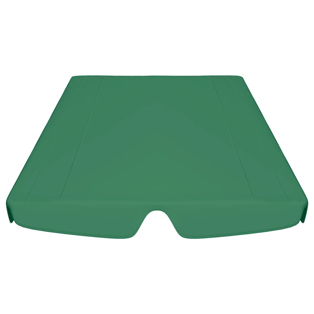 Toldo suplente baloiço jardim 188/168x145/110cm verde