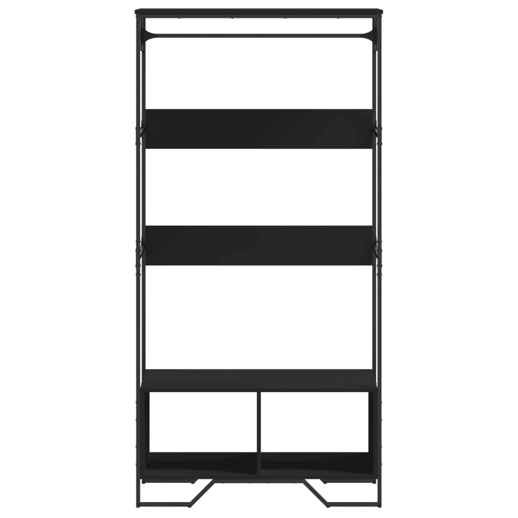 Roupeiro 90x50x180 cm derivados de madeira preto