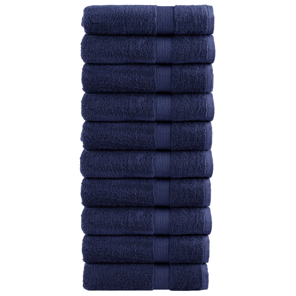 Toalhas de banho premium solund 10 pcs 100x150 cm 600 gsm algodão