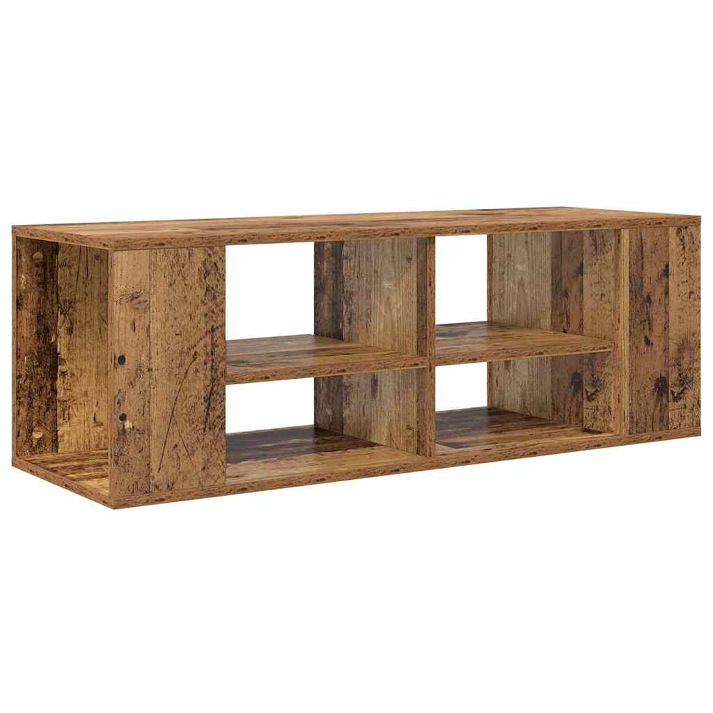 Conjunto de móvel de TV 102 x 35 x 35 cm madeira antiga