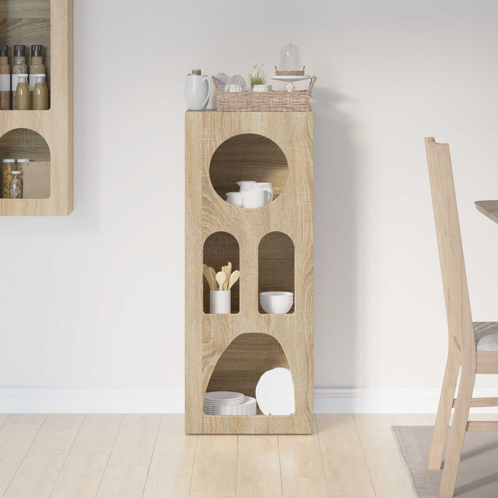 Buffet elst carvalho sonoma 40 x 35 x 100,5 cm