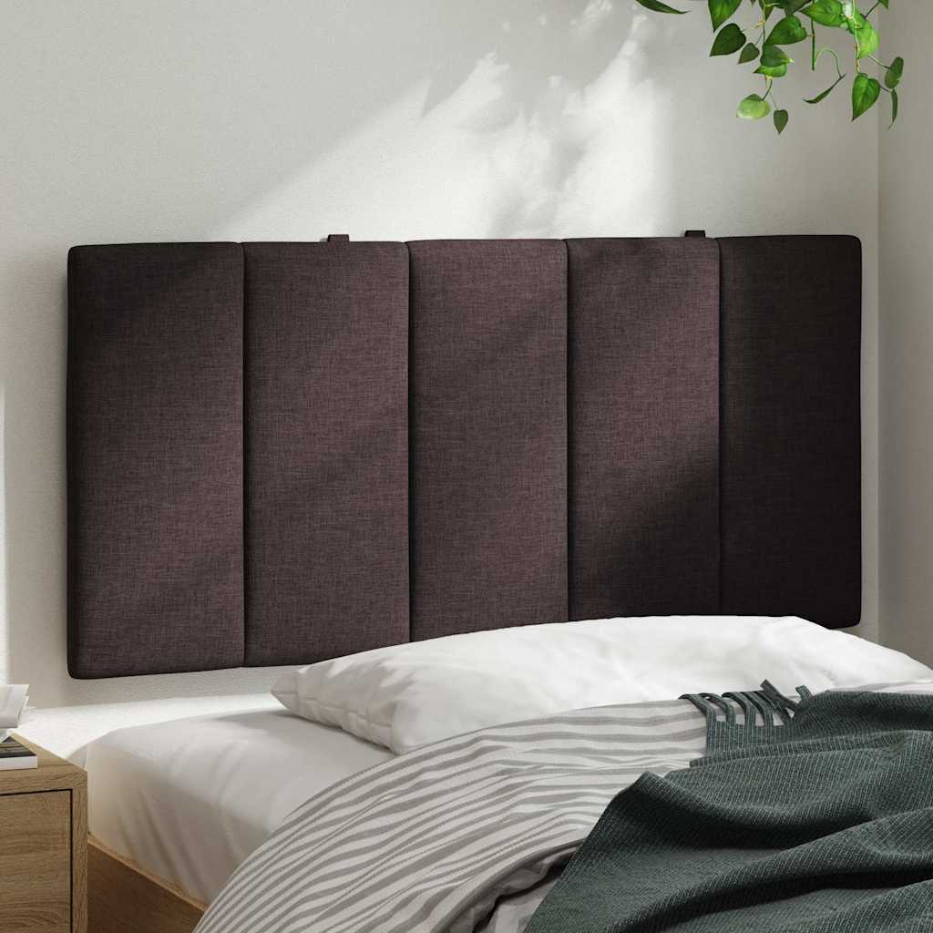 Almofadão de cabeceira hanko 100 cm tecido castanho-escuro