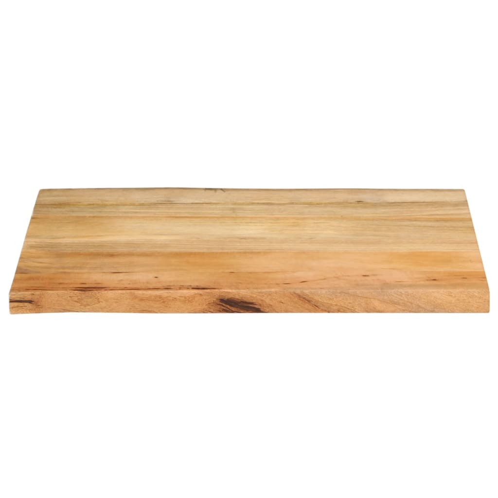 Tampo de mesa c/ borda viva 80x60x2,5 cm mangueira maciça