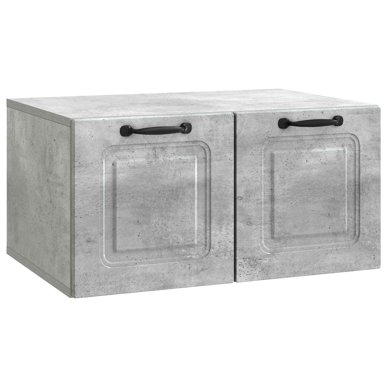 Gabinete de TV de parede cinzento cimento 59,5 x 41 x 30 cm