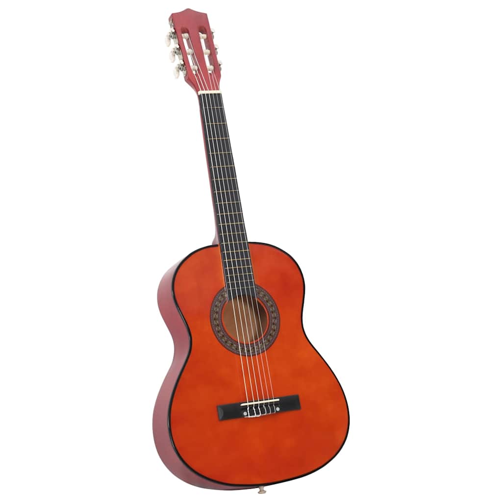 Guitarra clássica iniciantes/crianças 3/4 36" madeira de tilia