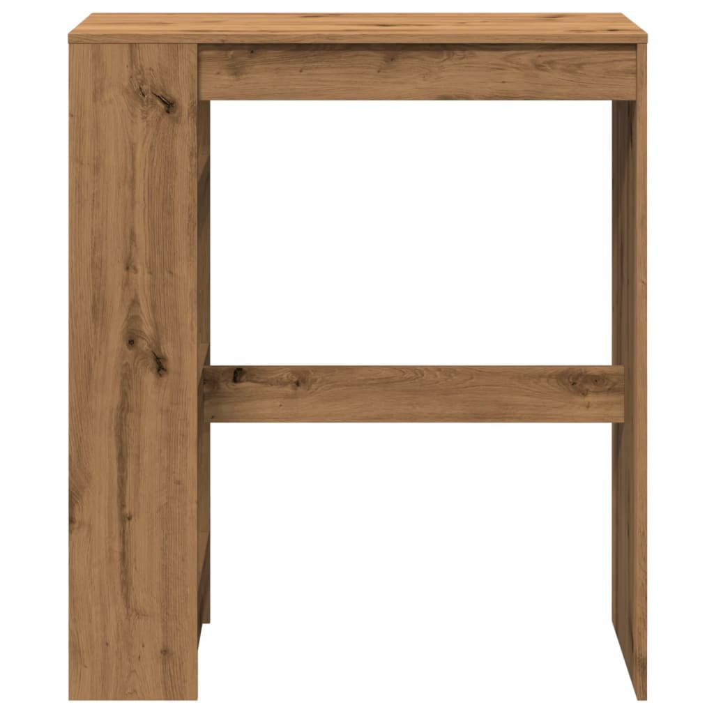 Mesa de bar c/ prateleiras derivados madeira carvalho artisiano