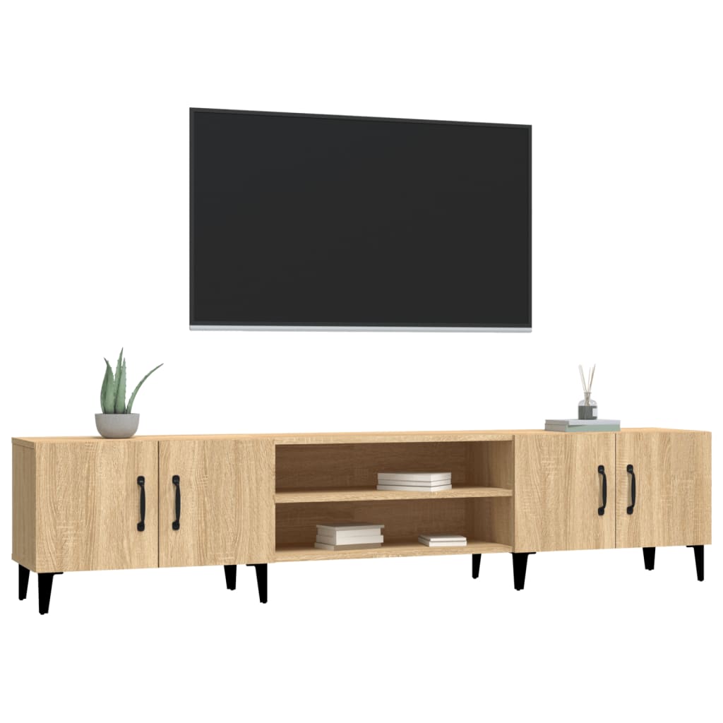 Móvel de TV carvalho sonoma 180x31,5x40 cm madeira engenheirada