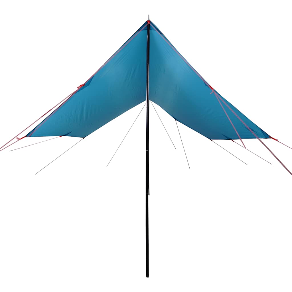 Lona de campismo 460x305x210 cm impermeável azul