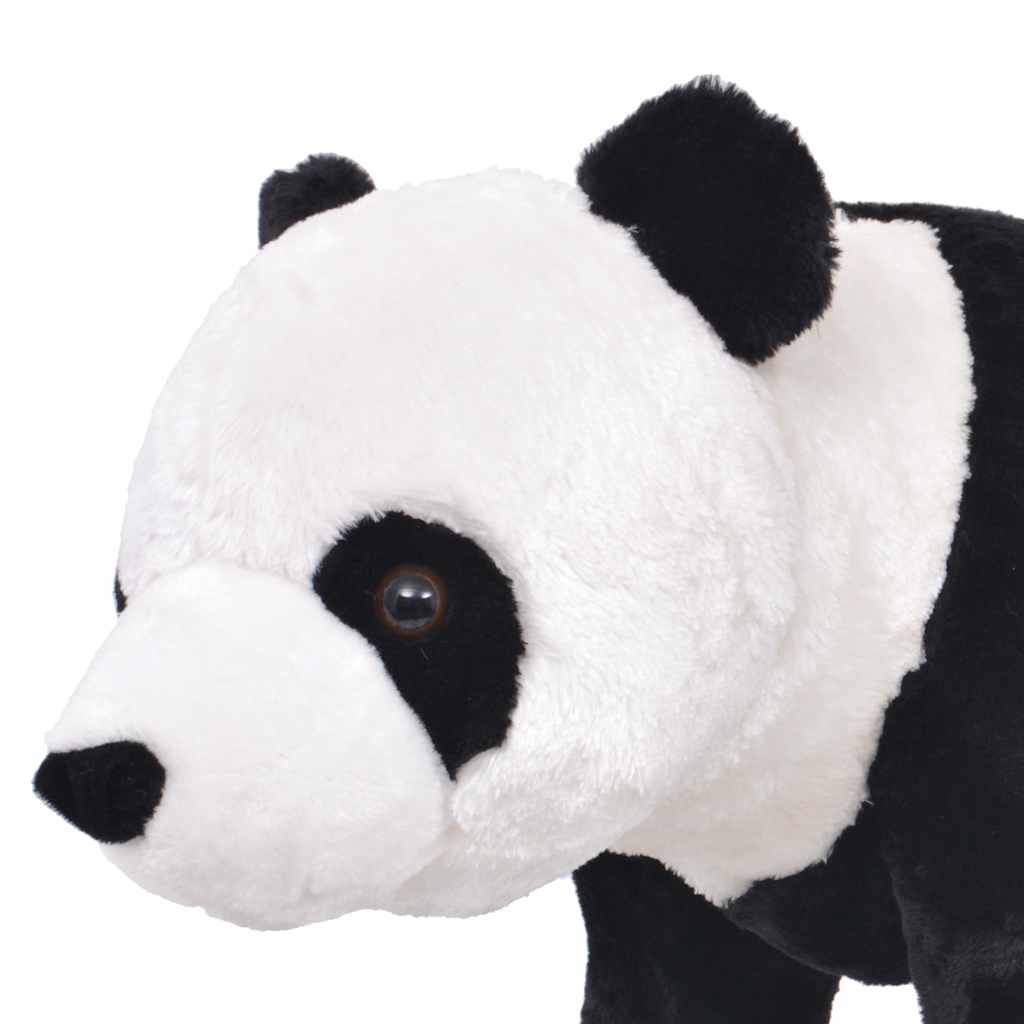 Brinquedo de montar panda peluche preto e branco xxl